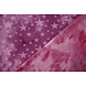 Sweatstoff Tie Dye Sterne Dunkel Altrosa