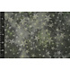 Sweatstoff Tie Dye Sterne Armeegrün Sweatstoff Tie Dye Sterne Armeegrün