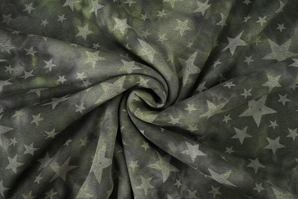 Jogging Tie Dye Sterren Army Groen