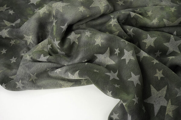 Jogging Tie Dye Stars Army Green