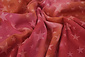 Sweatstoff Tie Dye Sterne Rot