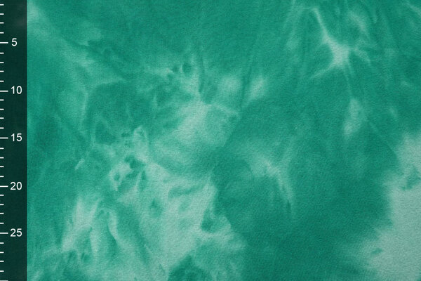 Sweatstoff Tie Dye Meergrün