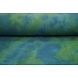 Sweatstoff Tie Dye Grün Jeans