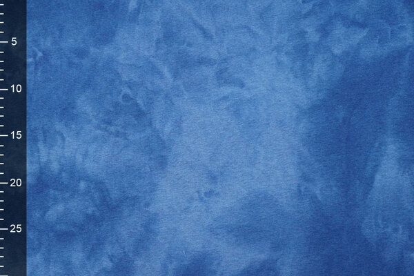 Sweatstoff Tie Dye Blau