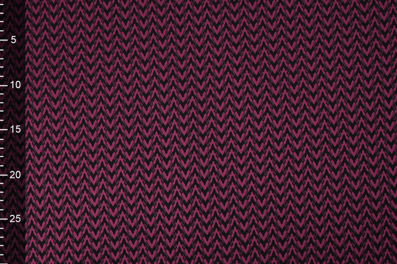 Viskose Jacquard Zigana 3-Tone Fuchsia Viskose Jacquard Zigana 3-Tone Fuchsia