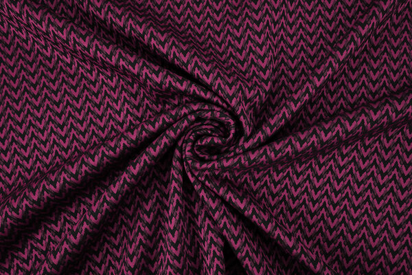 Viscose Jacquard Zigana 3-Tone Fuchsia Viscose Jacquard Zigana 3-Tone Fuchsia