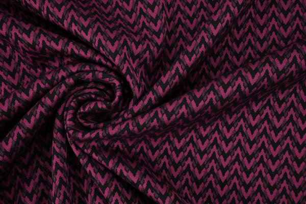 Viscose Jacquard Zigana 3-Tone Fuchsia Viscose Jacquard Zigana 3-Tone Fuchsia
