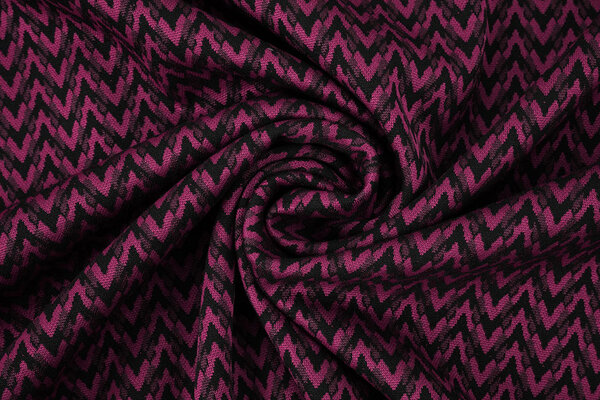 Viscose Jacquard Zigana 3-Tone Fuchsia Viscose Jacquard Zigana 3-Tone Fuchsia