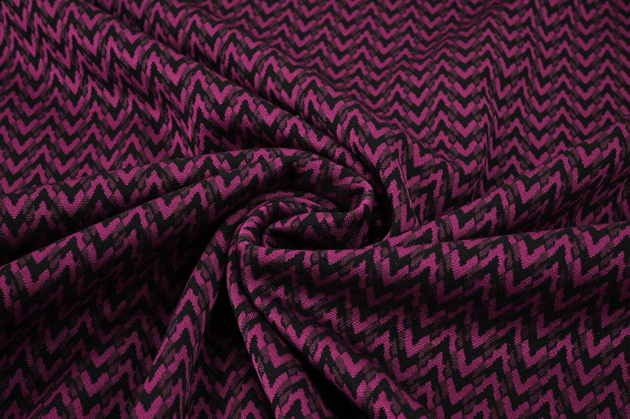 Viskose Jacquard Zigana 3-Tone Fuchsia Viskose Jacquard Zigana 3-Tone Fuchsia