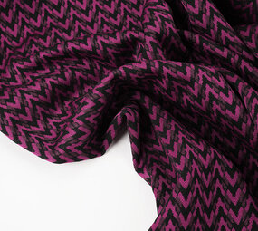 Viscose Jacquard Zigana 3-Tone Fuchsia Viscose Jacquard Zigana 3-Tone Fuchsia