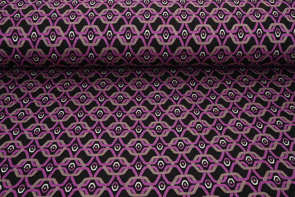 Viscose Punta Di Roma Retro Chain Roze Viscose Punta Di Roma Retro Chain Roze