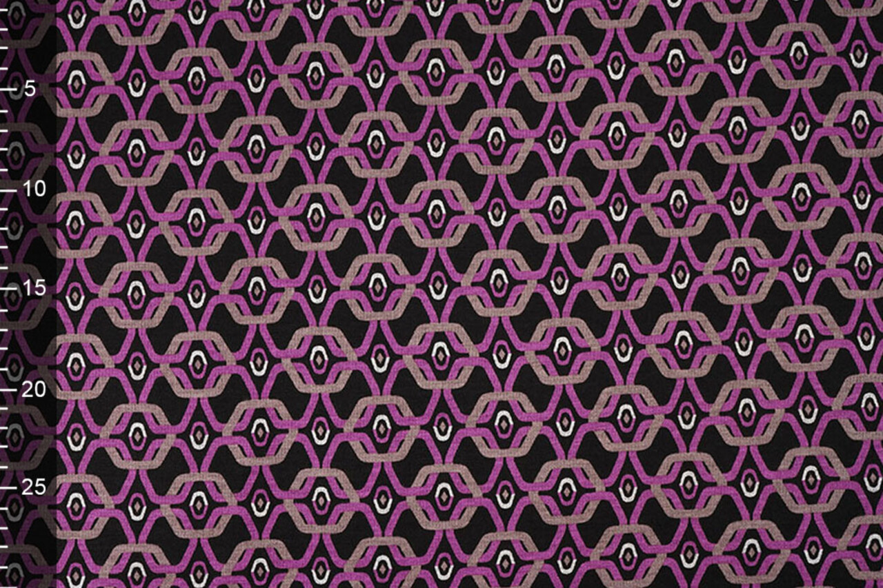 Viscose Punta Di Roma Retro Chain Roze Viscose Punta Di Roma Retro Chain Roze