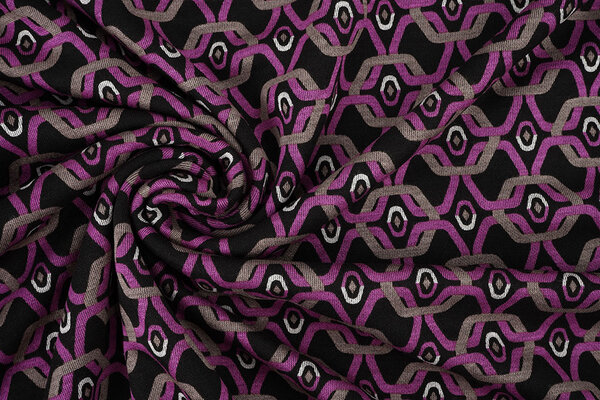 Viscose Punta Di Roma Retro Chain Roze Viscose Punta Di Roma Retro Chain Roze