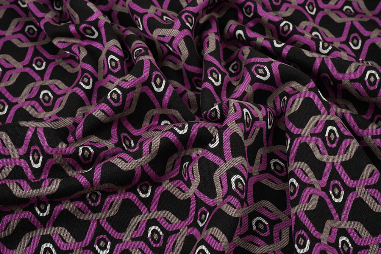 Viscose Punta Di Roma Retro Chain Pink Viscose Punta Di Roma Retro Chain Pink