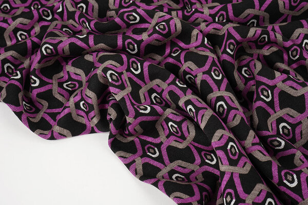 Viscose Punta Di Roma Retro Chain Pink Viscose Punta Di Roma Retro Chain Pink