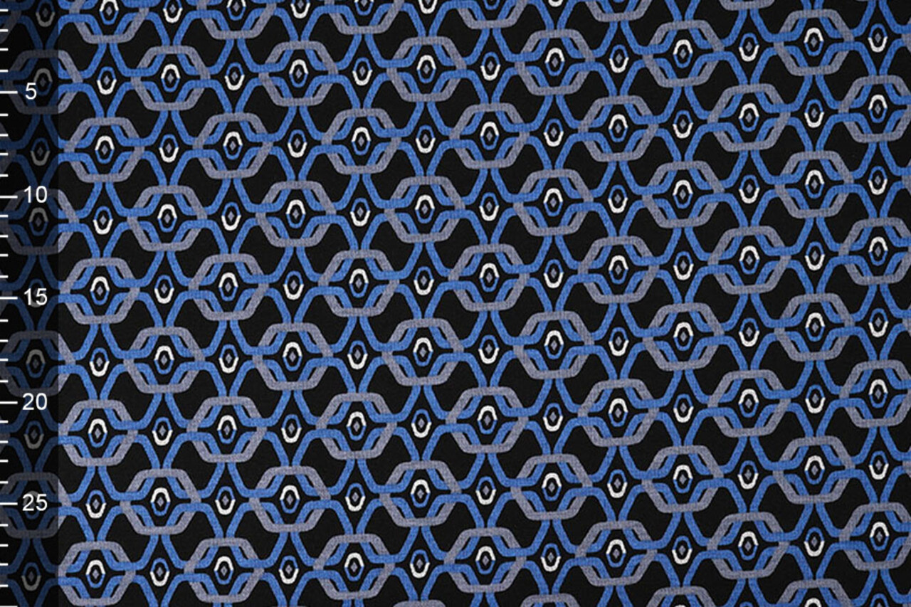 Viscose Punta Di Roma Retro Chain Blue Viscose Punta Di Roma Retro Chain Blue