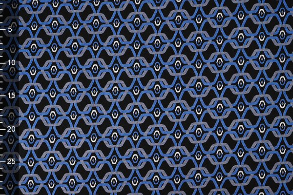 Viscose Punta Di Roma Retro Chain Blue Viscose Punta Di Roma Retro Chain Blue
