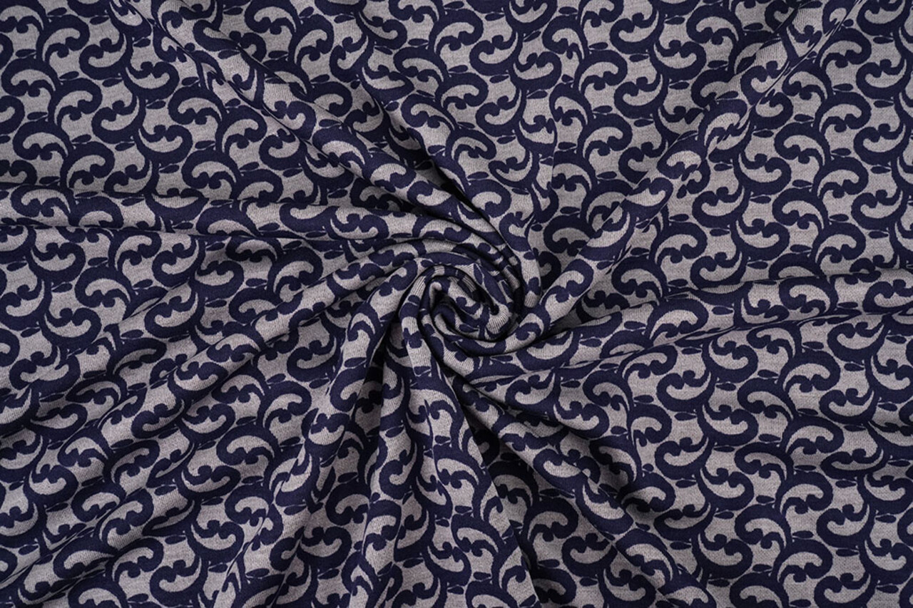 Viscose Punta Di Roma Curly Grey Viscose Punta Di Roma Curly Grey