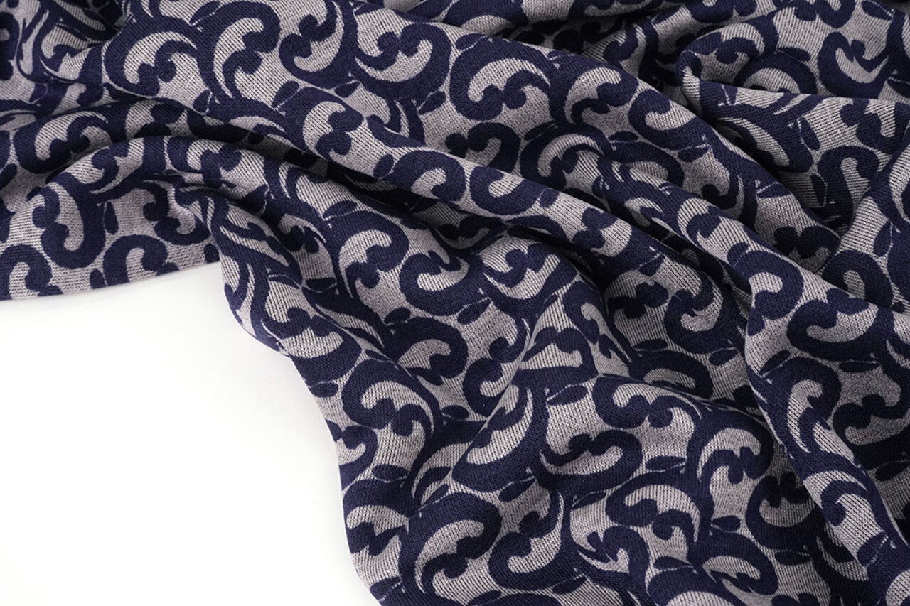 Viscose Punta Di Roma Curly Grijs Viscose Punta Di Roma Curly Grijs