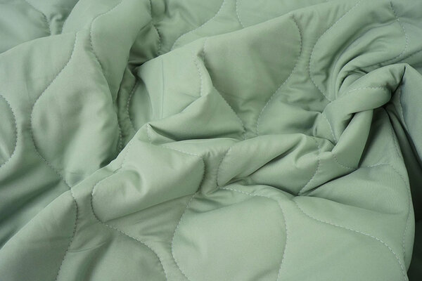 Double-sided Quilted Fabric Old Green Double-sided Quilted Fabric Old Green