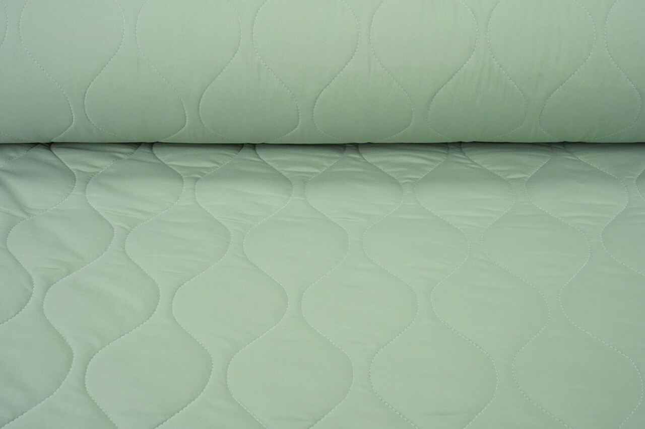 Double-sided Quilted Fabric Old Green Double-sided Quilted Fabric Old Green