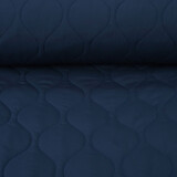 Double-sided Quilted Fabric Navy Blue Double-sided Quilted Fabric Navy Blue