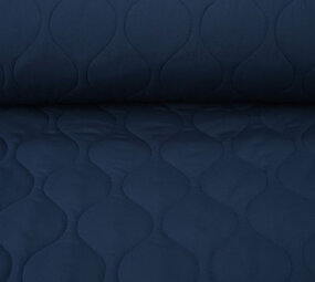Doppelseitig Gesteppter Stoff Marineblau Doppelseitig Gesteppter Stoff Marineblau