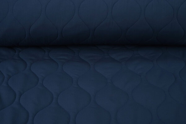 Double-sided Quilted Fabric Navy Blue Double-sided Quilted Fabric Navy Blue