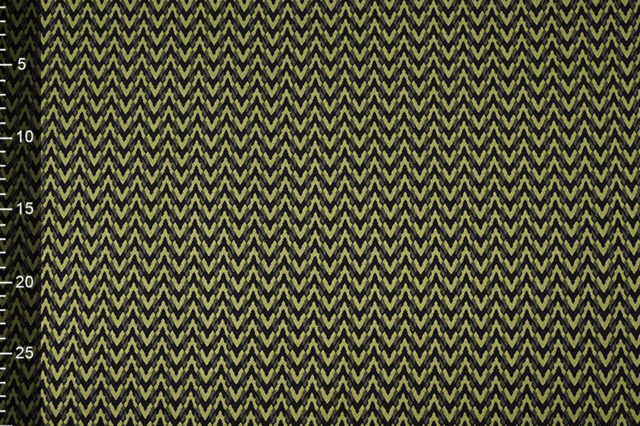 Viscose Jacquard Zigana 3-Tone Moss Green Viscose Jacquard Zigana 3-Tone Moss Green