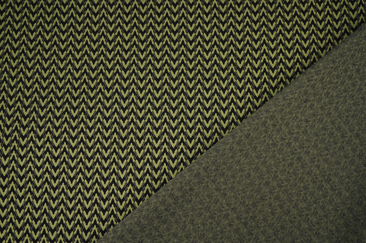 Viscose Jacquard Zigana 3-Tone Moss Green Viscose Jacquard Zigana 3-Tone Moss Green
