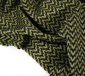Viscose Jacquard Zigana 3-Tone Moss Green