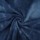 Sweatstoff Tie Dye Marineblau Sweatstoff Tie Dye Marineblau
