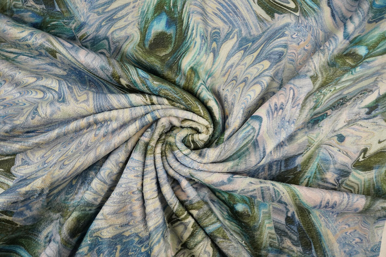 Velours de Polar 2-Side Aquarel Bark Velours de Polar 2-Side Aquarel Bark