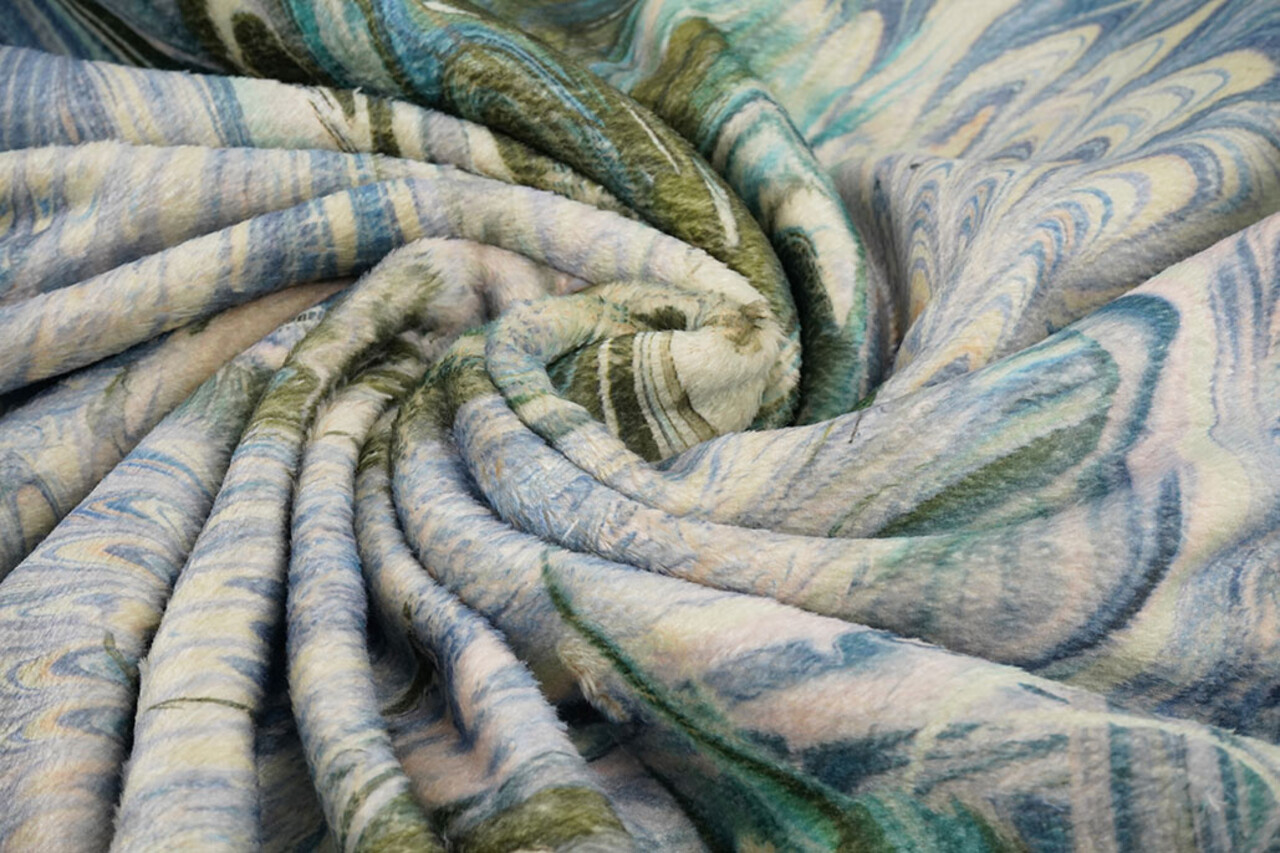 Velours de Polar 2-Side Aquarel Bark Velours de Polar 2-Side Aquarel Bark