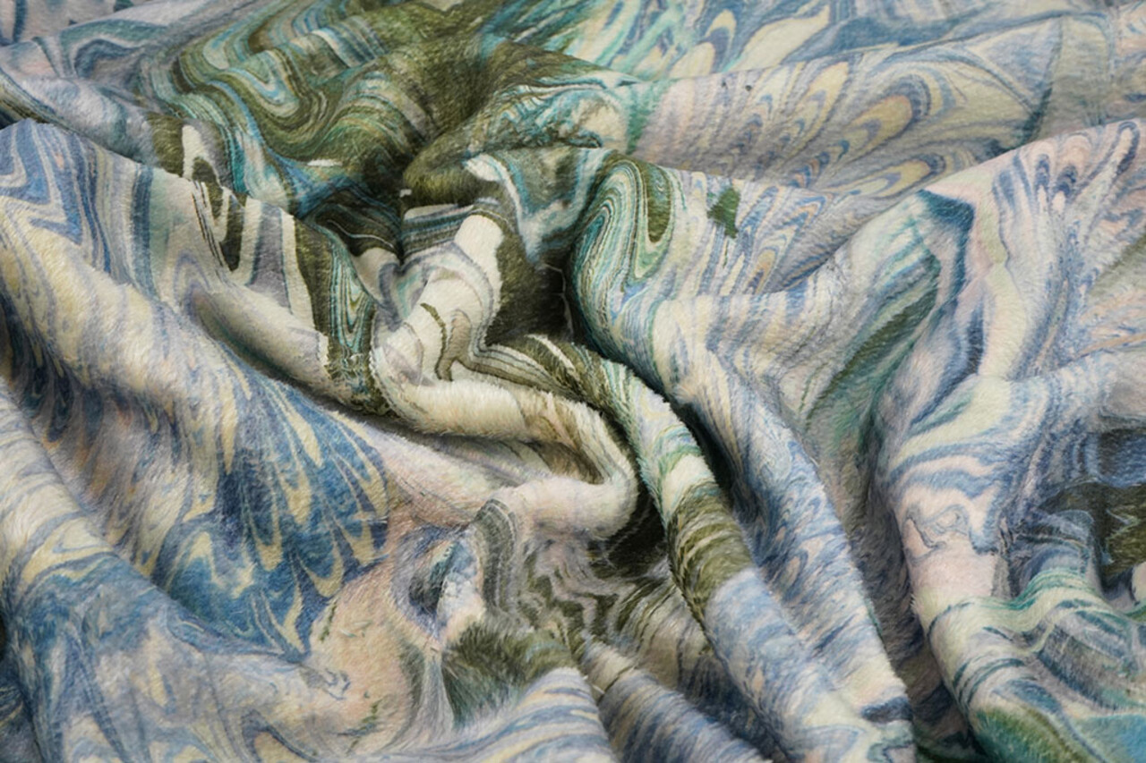 Velours de Polar 2-Side Aquarel Bark Velours de Polar 2-Side Aquarel Bark