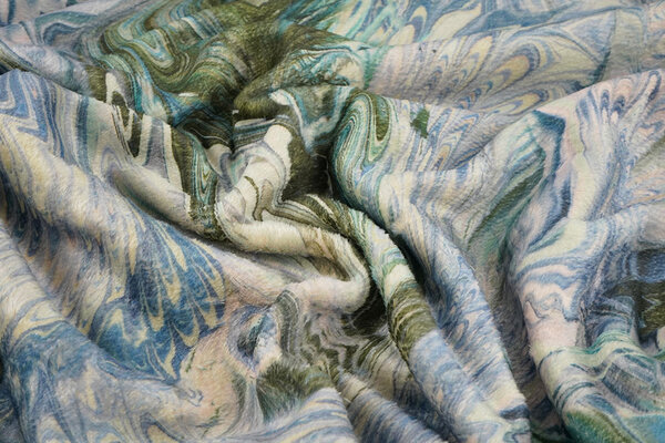 Velours de Polar 2-Side Aquarel Bark Velours de Polar 2-Side Aquarel Bark