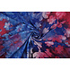 Viscose Jersey  Tie Dye Waterflower Cobalt Blue