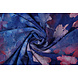 Viscose Jersey  Tie Dye Waterflower Cobalt Blue
