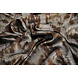 Shiny Silk Poly Braun Grau Shiny Silk Poly Braun Grau