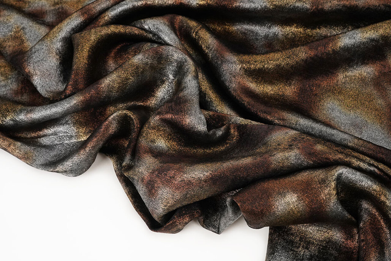 Shiny Silk Poly Gold Grey Shiny Silk Poly Gold Grey