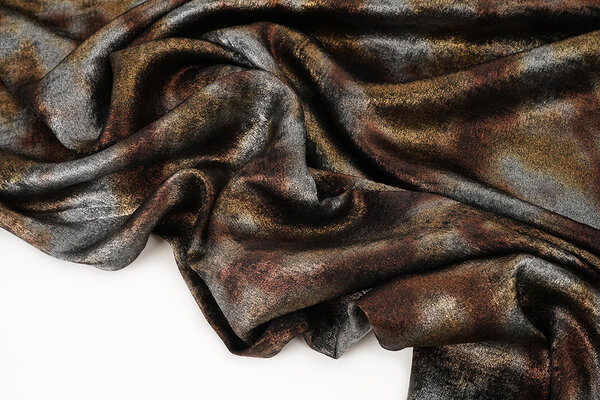 Shiny Silk Poly Gold Grey Shiny Silk Poly Gold Grey
