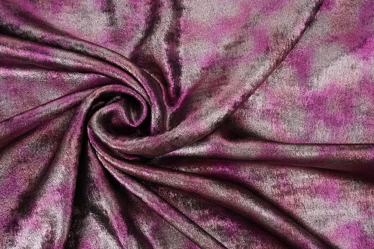 Shiny Silk Poly Fuchsia Roze Shiny Silk Poly Fuchsia Roze
