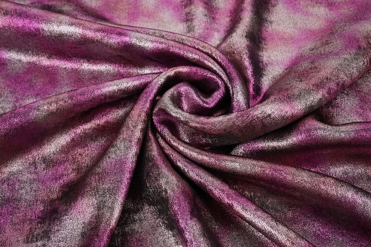 Shiny Silk Poly Fuchsia Pink Shiny Silk Poly Fuchsia Pink