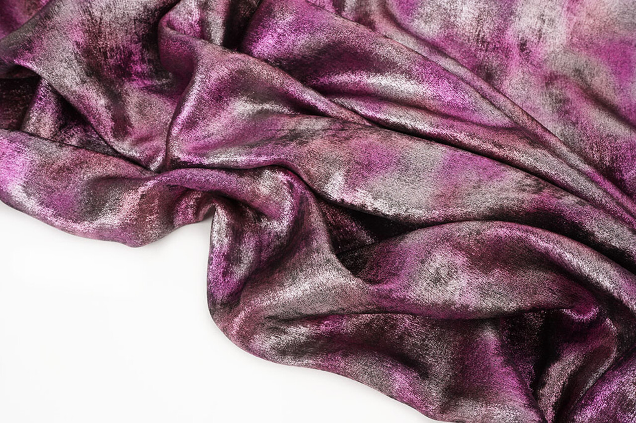 Shiny Silk Poly Fuchsia Pink Shiny Silk Poly Fuchsia Pink