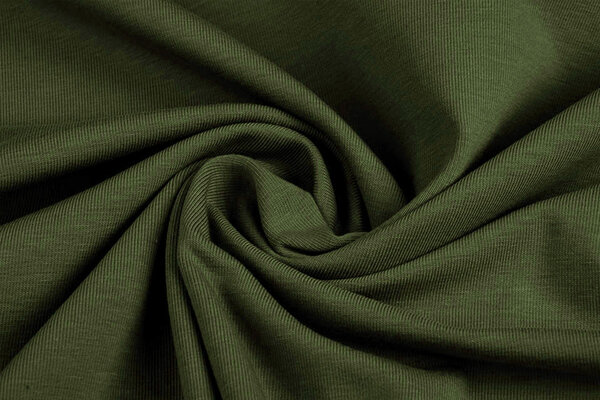 Oeko-Tex®  Cotton Jersey Army groen