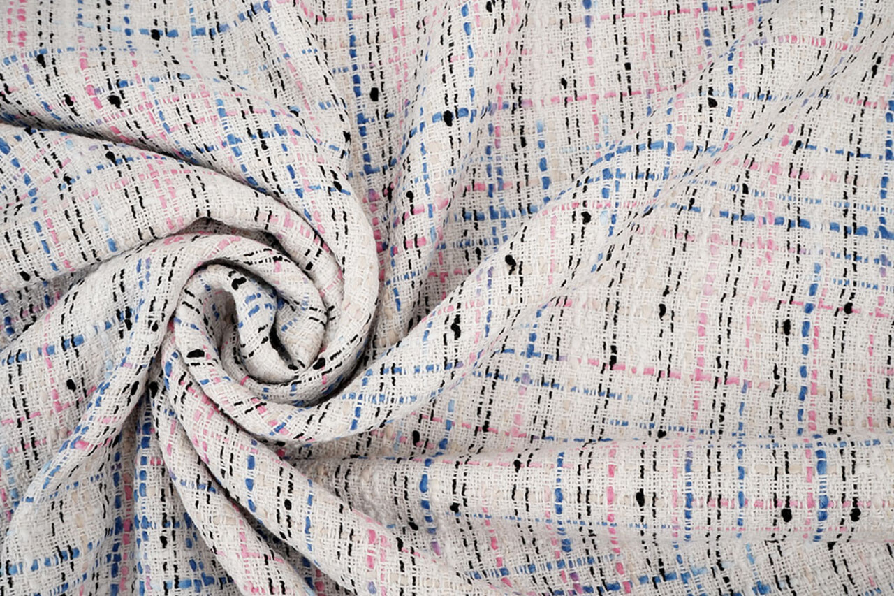 Bouclé Fancy Monello Blauw