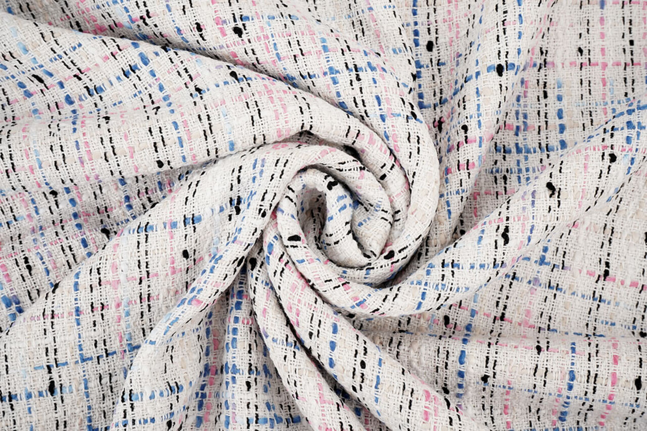 Bouclé Fancy Monello Blue Bouclé Fancy Monello Blue