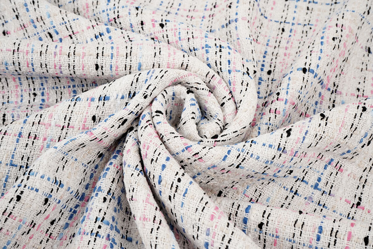 Bouclé Fancy Monello Blue Bouclé Fancy Monello Blue