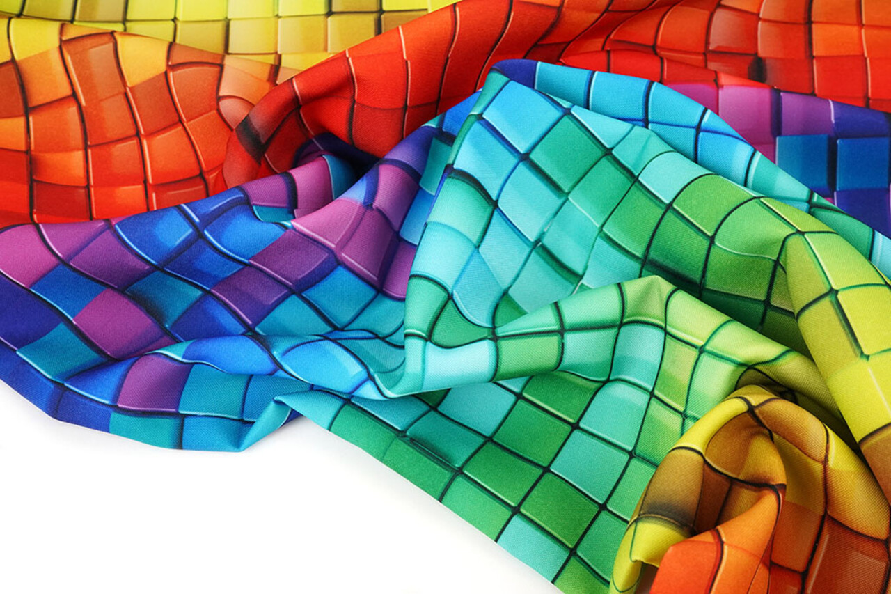 Oeko-Tex® Bi-Stretch Printed Color Mosaic Oeko-Tex® Bi-Stretch Printed Color Mosaic