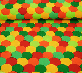 Oeko-Tex® Bi-Stretch Bedrukt Carnaval Confetti Oeko-Tex® Bi-Stretch Bedrukt Carnaval Confetti
